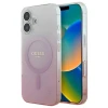 Чохол Guess IML Glitter Gradient для iPhone 16 Pink with MagSafe (GUHMP16SHGRCELP)