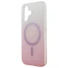 Чохол Guess IML Glitter Gradient для iPhone 16 Pink with MagSafe (GUHMP16SHGRCELP)
