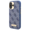 Чохол Guess 4G Logo Plate для iPhone 16 Blue with MagSafe (GUHMP16SU4GPRB)
