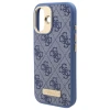 Чохол Guess 4G Logo Plate для iPhone 16 Blue with MagSafe (GUHMP16SU4GPRB)