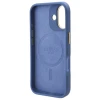 Чохол Guess 4G Logo Plate для iPhone 16 Blue with MagSafe (GUHMP16SU4GPRB)