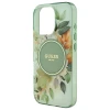 Чохол Guess IML Flower & Tonal Circle для iPhone 16 Pro Green with MagSafe (GUHMP16LHFWBDCEN)