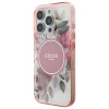 Чохол Guess IML Flower & Tonal Circle для iPhone 16 Pro Max Pink with MagSafe (GUHMP16XHFWBDCEP)