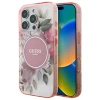 Чохол Guess IML Flower & Tonal Circle для iPhone 16 Pro Max Pink with MagSafe (GUHMP16XHFWBDCEP)