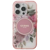 Чохол Guess IML Flower & Tonal Circle для iPhone 16 Pro Max Pink with MagSafe (GUHMP16XHFWBDCEP)