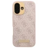 Чохол Guess 4G Logo Plate для iPhone 16 Pink with MagSafe (GUHMP16SU4GPRP)