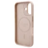 Чохол Guess 4G Logo Plate для iPhone 16 Pink with MagSafe (GUHMP16SU4GPRP)