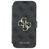 Чохол-книжка Guess 4G Big Metal Logo для iPhone 16 Black (GUBKP16S4GMGGR)