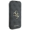Чохол-книжка Guess 4G Big Metal Logo для iPhone 16 Black (GUBKP16S4GMGGR)