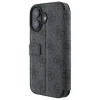 Чохол-книжка Guess 4G Big Metal Logo для iPhone 16 Black (GUBKP16S4GMGGR)