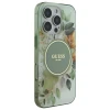 Чохол Guess IML Flower & Tonal Circle для iPhone 16 Pro Max Green with MagSafe (GUHMP16XHFWBDCEN)