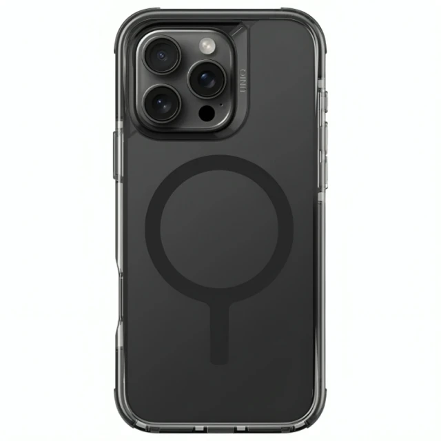 Чохол UNIQ Combat для iPhone 16 Pro Max Carbon Black with MagSafe (UNIQ-IP6.9P(2024)-COMMBLK)