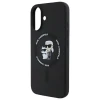 Чохол Karl Lagerfeld Silicone Karl & Choupette Ring для iPhone 16 Plus Black with MagSafe (KLHMP16MSCMKCRHK)
