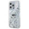 Чохол Karl Lagerfeld Liquid Glitter Karl Head для iPhone 16 Pro Transparent with MagSafe (KLHMP16LLGKISGH)