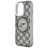 Чохол Karl Lagerfeld IML Monogram Karl & Choupette Head для iPhone 16 Pro Black with MagSafe (KLHMP16LHMCKMHK)