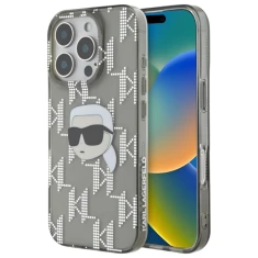 Чехол Karl Lagerfeld IML Karl Head & Monogram для iPhone 16 Pro Black (KLHCP16LHKLPKHK)