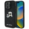 Чохол Karl Lagerfeld Monogram Karl & Choupette Head Pin для iPhone 16 Pro Black (KLHCP16LPGKLKCPK)