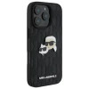 Чохол Karl Lagerfeld Monogram Karl & Choupette Head Pin для iPhone 16 Pro Black (KLHCP16LPGKLKCPK)