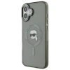 Чохол Karl Lagerfeld IML Metal Karl Head для iPhone 16 Plus Black with MagSafe (KLHMP16MHLSKIK)