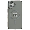 Чохол Karl Lagerfeld IML Metal Karl Head для iPhone 16 Plus Black with MagSafe (KLHMP16MHLSKIK)