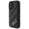 Чохол Karl Lagerfeld Quilted Signature для iPhone 16 Black (KLHCP16SPQDSMGK)