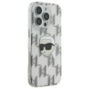 Чохол Karl Lagerfeld IML Karl Head & Monogram для iPhone 16 Pro Transparent (KLHCP16LHKLPKHT)