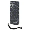 Чохол Karl Lagerfeld IML Zebra Pattern & Cord для iPhone 16 Purple (KLHCP16SHZBPKCCU)