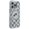 Чохол Karl Lagerfeld IML Monogram Karl & Choupette Head для iPhone 16 Pro Transparent with MagSafe (KLHMP16LHMCKMHT)