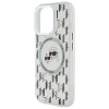 Чохол Karl Lagerfeld IML Monogram Karl & Choupette Head для iPhone 16 Pro Transparent with MagSafe (KLHMP16LHMCKMHT)