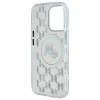 Чохол Karl Lagerfeld IML Monogram Karl & Choupette Head для iPhone 16 Pro Transparent with MagSafe (KLHMP16LHMCKMHT)