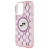 Чохол Karl Lagerfeld IML Monogram Karl & Choupette Head для iPhone 16 Pro Pink with MagSafe (KLHMP16LHMCKMHP)