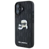 Чохол Karl Lagerfeld Monogram Karl & Choupette Head Pin для iPhone 16 Plus Black (KLHCP16MPGKLKCPK)
