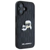 Чохол Karl Lagerfeld Monogram Karl & Choupette Head Pin для iPhone 16 Plus Black (KLHCP16MPGKLKCPK)