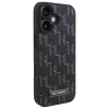 Чохол Karl Lagerfeld Leather Monogram Metal Logo для iPhone 16 Plus Black with MagSafe (KLHMP16MPKHPORPK)