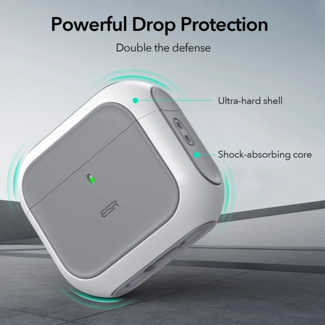Чохол для навушників ESR Orbit Halolock для AirPods 4 White with MagSafe (4894240217603)