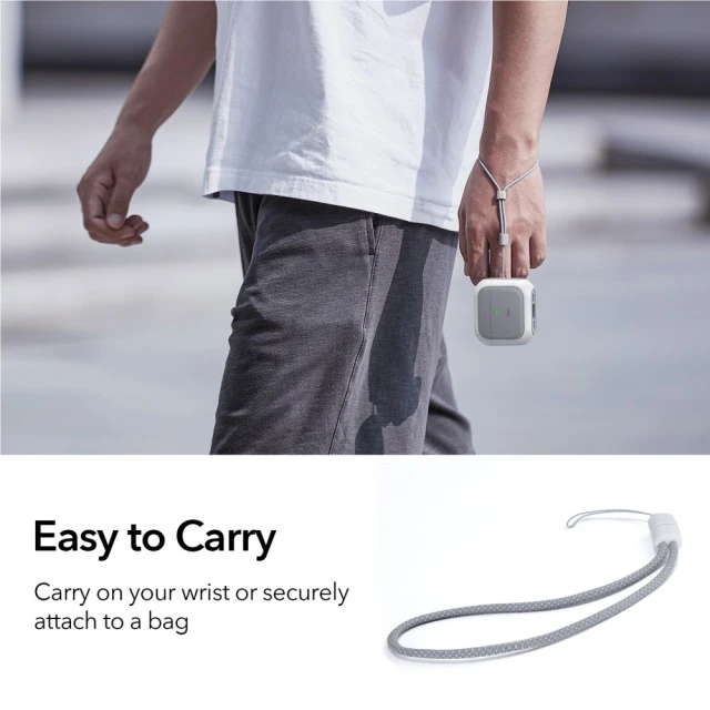 Чохол для навушників ESR Orbit Halolock для AirPods 4 White with MagSafe (4894240217603)