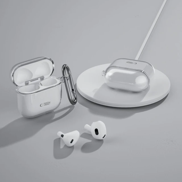 Чохол для навушників Tech-Protect FlexAir для AirPods 4 Clear (5906302370092)