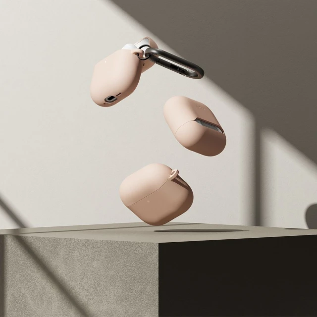Чохол для навушників Ringke Silicone для AirPods 4 Pink Sand (8800274964204)