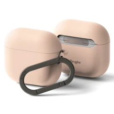 Чехол для наушников Ringke Silicone для AirPods 4 Pink Sand (8800274964204)