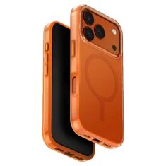 Чохол UNIQ Clario для iPhone 17 Pro Orange with MagSafe (UNIQ-IP6.3P(2025)-CLARMVORG)