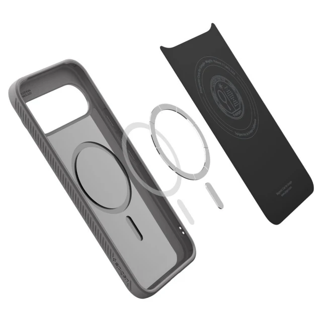 Чохол Spigen Liquid Air Mag для Google Pixel 10 Pro XL Marble Gray with MagSafe (ACS09720)