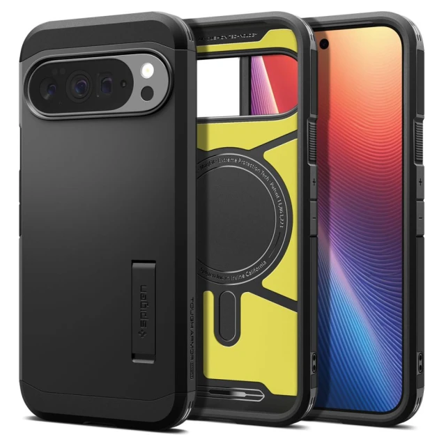 Чохол Spigen Tough Armor для Google Pixel 10 Pro XL Black with MagSafe (ACS09728)