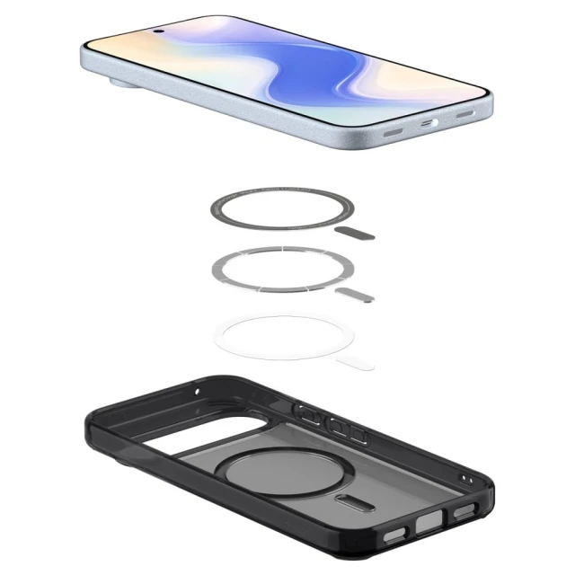 Чохол Spigen Ultra Hybrid для Google Pixel 10 Pro XL Frost Black with MagSafe (ACS09726)