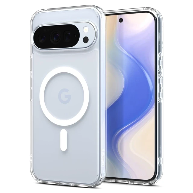 Чохол Spigen Ultra Hybrid для Google Pixel 10 Pro XL Clear White with MagSafe (ACS09725)