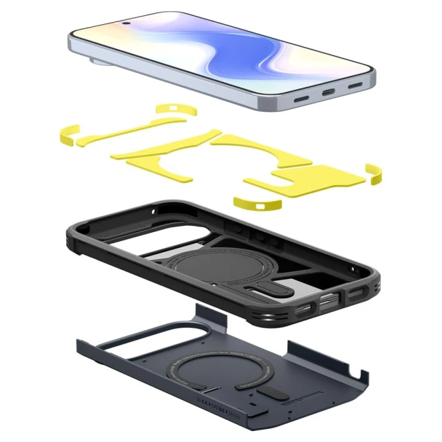 Чохол Spigen Tough Armor для Google Pixel 10 Pro XL Metal Slate with MagSafe (ACS09729)