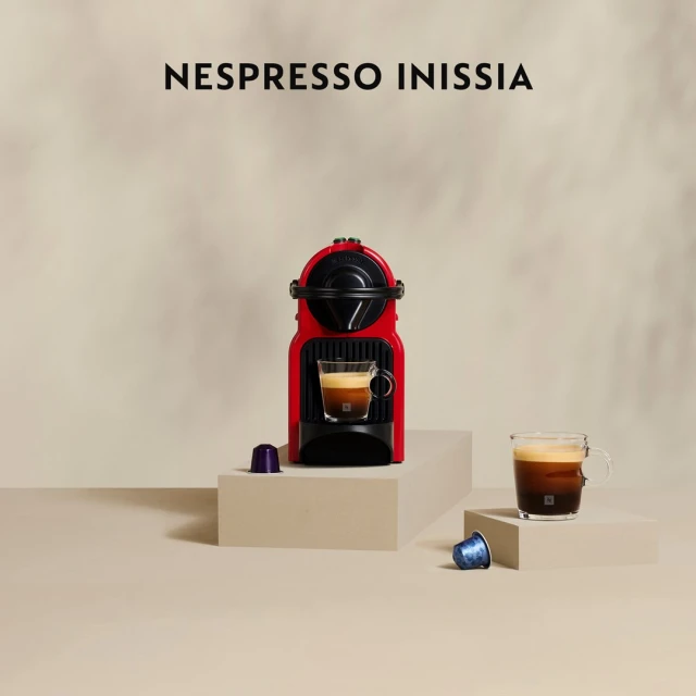 Кавоварка капсульна Krups Nespresso Inissia XN1005 1260 Вт Red (010942216476)
