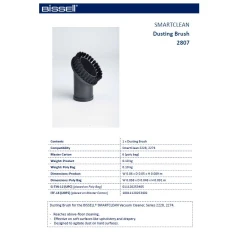 Щітка для прибирання пилу Bissell Smartclean Black (011120253405)