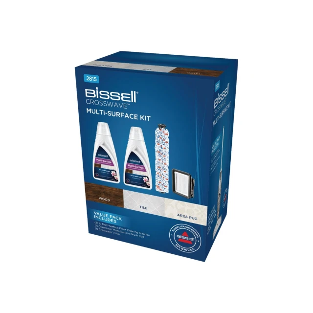 Набір для чищення Bissell MultiSurface 2 засоби + щітка + фільтр (011120253535)
