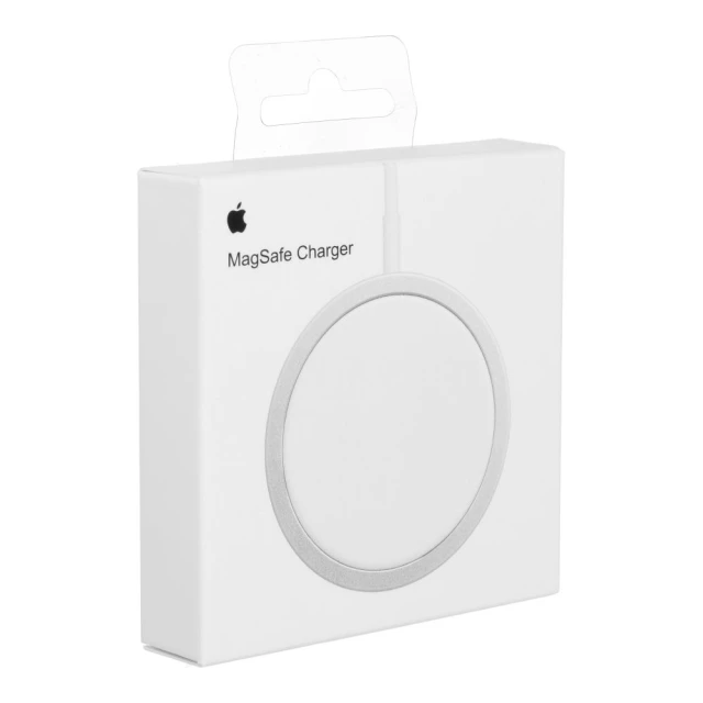 Бездротова зарядка Apple MagSafe Charger 15W White with MagSafe (MHXH3ZM/A)