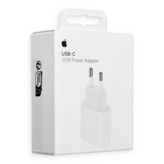 Зарядний пристрій Apple USB-C 20W White (0195950084658)